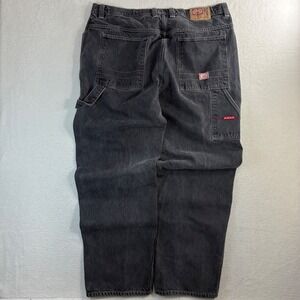 Y2K Ecko Unltd Baggy Jeans Men 42x35 Gray Carpenter Loose Relaxed Skater Denim